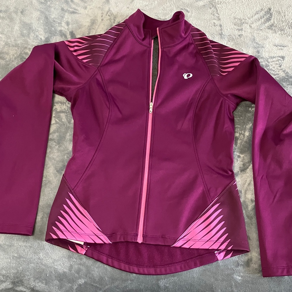 Pearl Izumi Women's Elite Level Plum and Bright Pink Cycling Jacket
